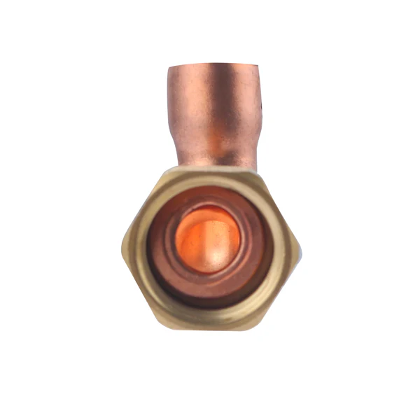 Raccord laiton-cuivre coudé écrou prisonnier - Image 4