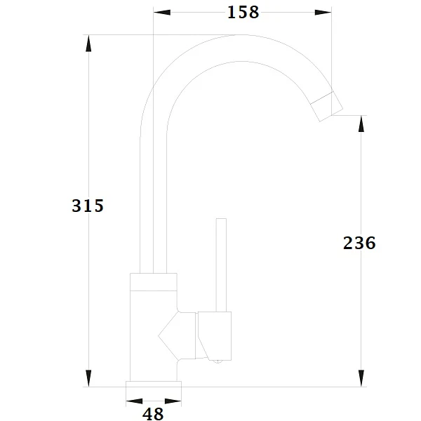 Mitigeur évier haut CORDOBA - Image 4