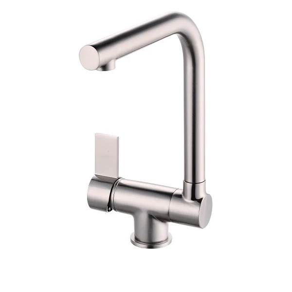 Mitigeur évier à bec basculant ESPERANZA inox brossé - Image 4