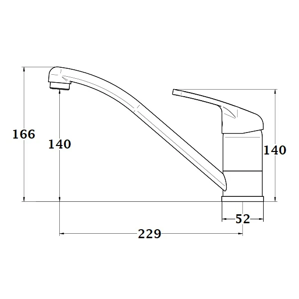 Mitigeur NF évier TILT chromé - Image 3