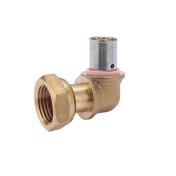 Raccord PER à Sertir Coudé Femelle Écrou Libre - Image 3