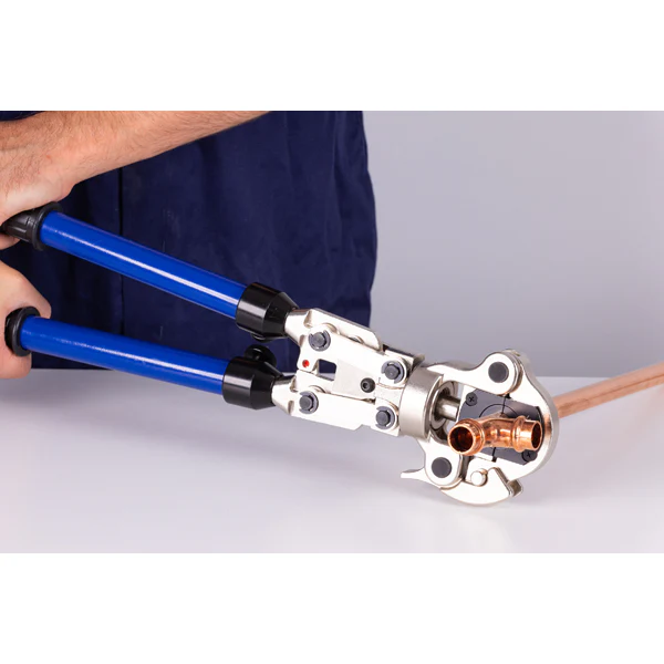 Pince à sertir manuelle tête rotative + inserts profil V Ø12-14-16 - Image 8