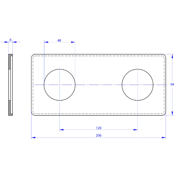 Platine Sortie de Cloison Lavabo - Image 5