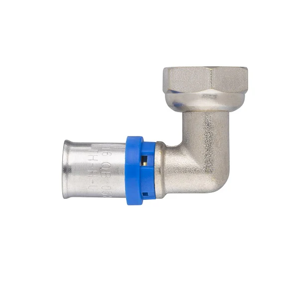 Raccord multicouche à sertir coude femelle écrou libre - Image 3