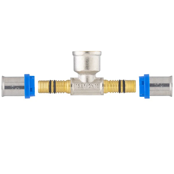 Raccord multicouche à sertir té femelle au centre - Image 4