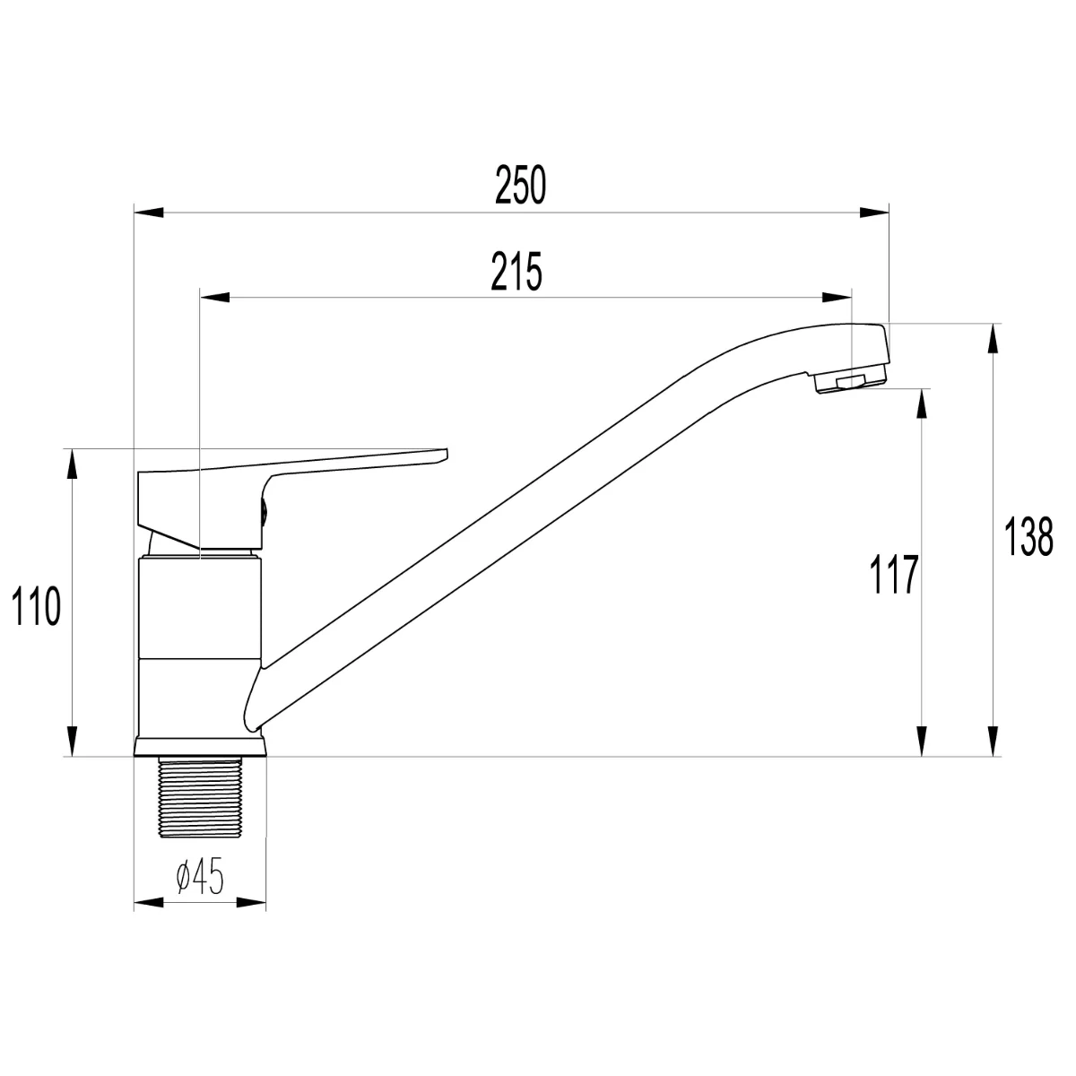 YUNA mitigeur évier - Image 3