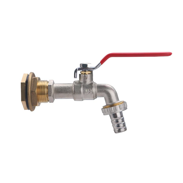 Kit robinet de jardin 1/4 de tour + raccord de traversée de cuve - Image 3