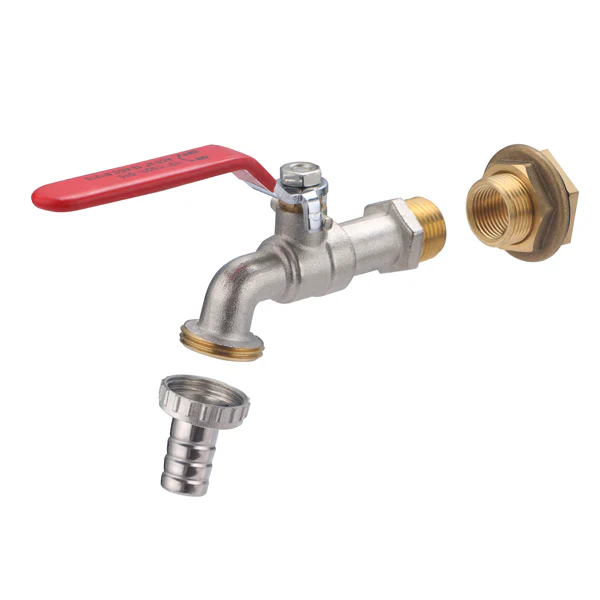 Kit robinet de jardin 1/4 de tour + raccord de traversée de cuve - Image 5