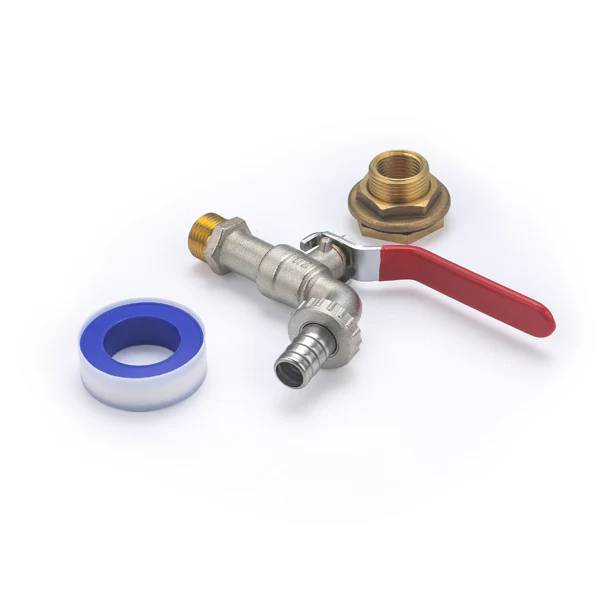 Kit robinet de jardin 1/4 de tour + raccord de traversée de cuve - Image 7