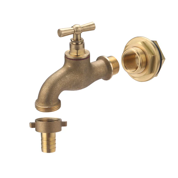 Kit robinet de jardin traditionnel + raccord de traversée de cuve - Image 5